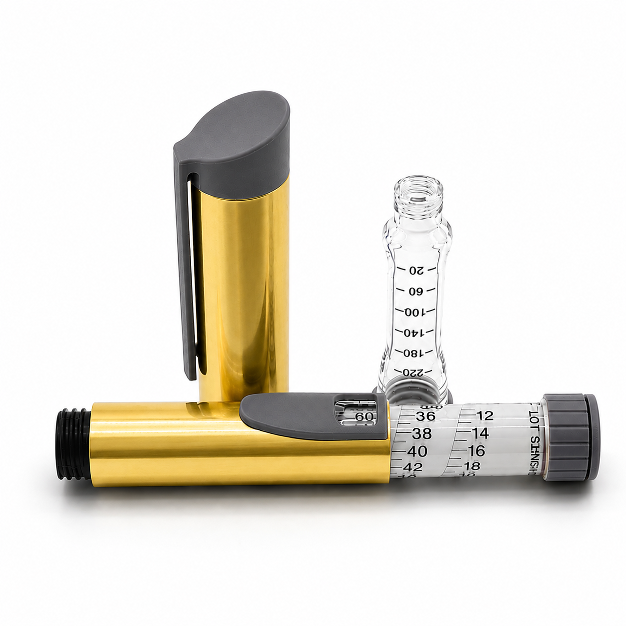 Reusable Metal Injection Pen (V3) 3ml - Gold