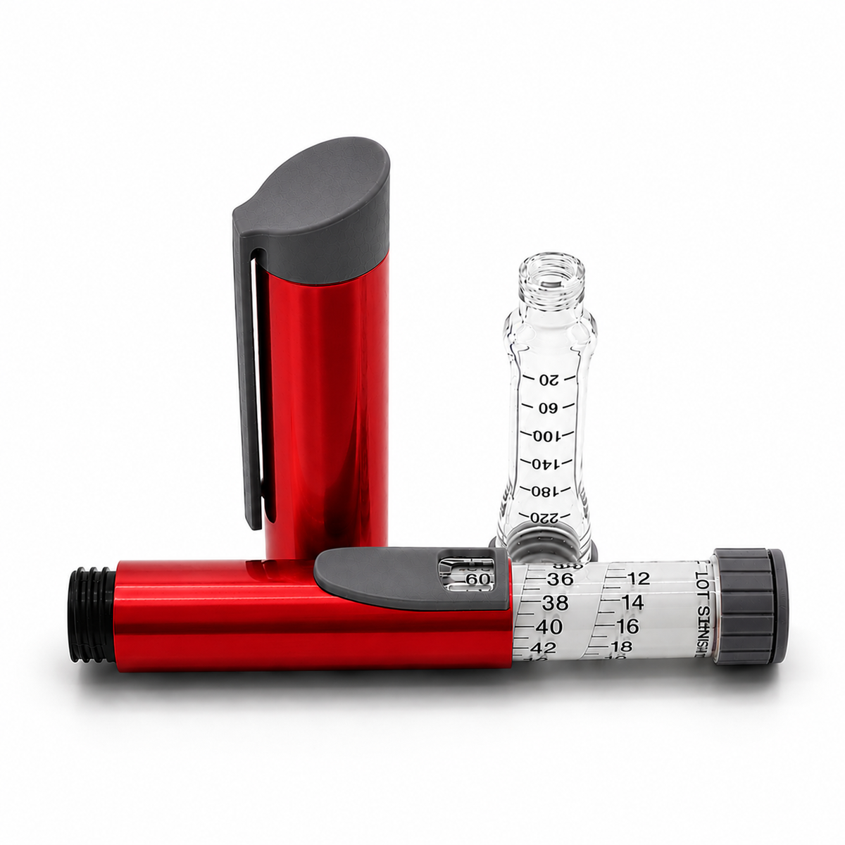 Reusable Metal Injection Pen (V3) 3ml - Red